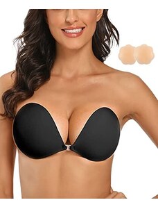 Reggiseno adesivo senza spalline Reggiseno appiccicoso invisibile Reggiseno  in silicone push up