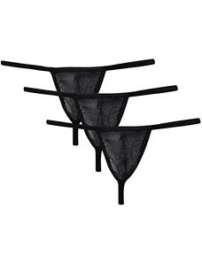 AIEOE String tanga voor heren licht transparant ondergoed