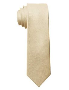 MASADA Cravatta Uomo accuratamente realizzata e rifinita a mano 6 cm di larghezza - Beige