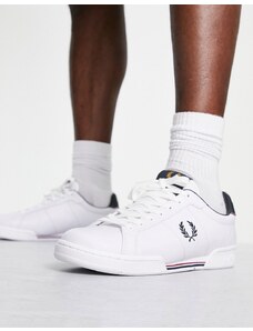 Fred Perry - B722 - Sneakers in pelle bianche-Bianco