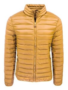 Evoga Giubbotto piumino uomo Biker 100 grammi Autunno Inverno casual  Impermeabile (XXL, Nero) 