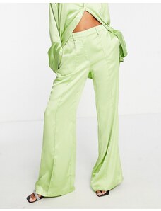 Pretty Lavish - Pantaloni verdi in coordinato-Verde