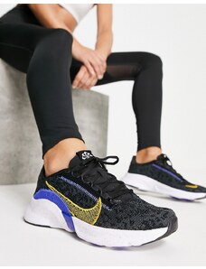 Nike Training - SuperRep Go 3 Flyknit - Sneakers grigio chiaro