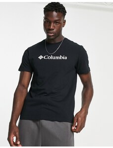 Columbia - CSC - T-shirt nera con logo grande-Nero