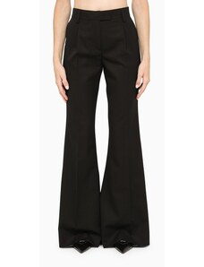 Eleganti pantaloni neri in lana, Prada, Donna