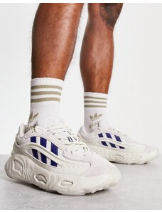 adidas Originals - "Preppy Varsity" Oznova - Sneakers bianco sporco e blu navy a righe