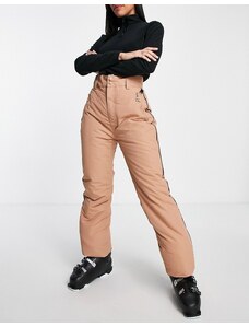 Missguided - Ski - Pantaloni slim color cammello-Neutro
