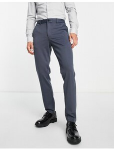 Jack & Jones Intelligence - Pantaloni slim eleganti in jersey grigio-Blu