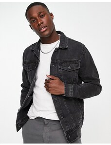 New Look - Giacca di jeans grigio scuro