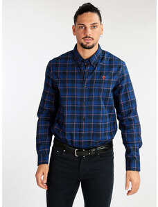 Timberland Camicia Da Uomo Regular Fit a Quadri Classiche Blu Taglia L