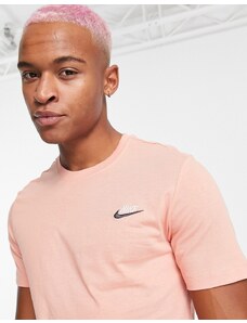 Nike Club - T-shirt rosa radice di robbia