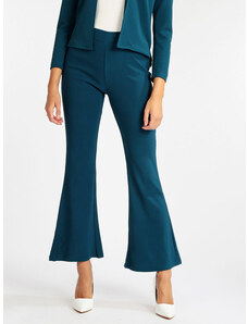 Solada Pantalone Donna a Zampa Casual Verde Taglia X/2xl