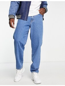 Stan Ray - Jeans a 5 tasche affusolati blu lavaggio medio