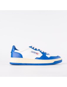 Autry Sneakers bicolore in pelle bianca e blu