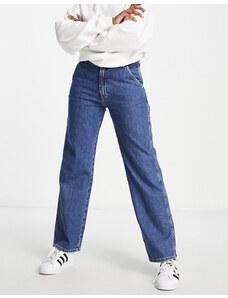 Only - Jeans a vita alta blu medio