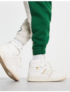 adidas Originals - Forum 84 - Sneakers alte in tonalità neutre-Bianco