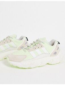 adidas Originals - ZX 22 Boost - Sneakers verdi e bianco sporco