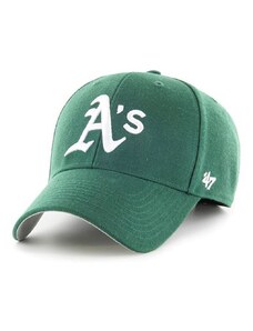 47 brand berretto in misto lana MLB Oakland Athletics B-MVP18WBV-DGE
