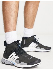 Nike - Air Presto Mid - Sneakers pratiche grigio antracite e blu