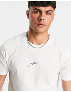 Good For Nothing - T-shirt bianca con logo-Bianco
