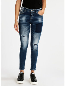 Smagli Jeans Donna Con Strappi Regular Fit Taglia S