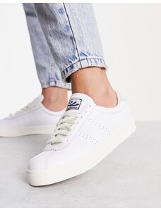 Superga - 2843 Club S - Sneakers in pelle bianca-Bianco