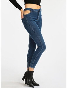 Farfallina Jeans Donna Skinny a Vita Alta Slim Fit Taglia L