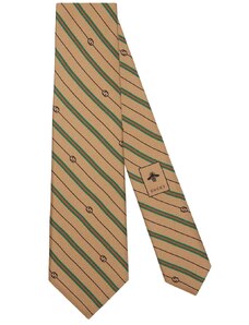 Farfetch Uomo Accessori Cravatte e accessori Papillon Blu Cravatta con motivo GG 