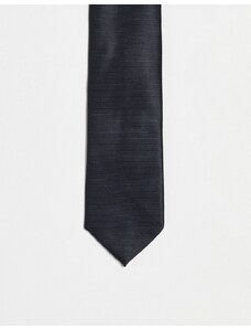 ASOS DESIGN - Cravatta sottile nera-Nero