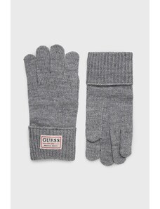 Guess guanti con aggiunta di lana uomo