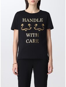 T-shirt Moschino Couture con stampa laminata