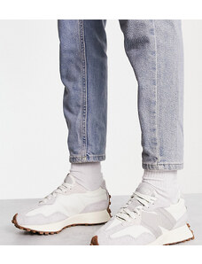 In esclusiva per ASOS - New Balance - 327 - Sneakers grigie e bianche-Bianco