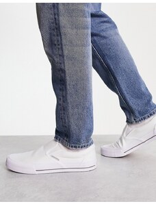 Jack & Jones - Sneakers bianche senza lacci-Bianco