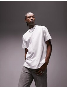 Topman - Confezione da 2 T-shirt vestibilità oversize bianche-Bianco