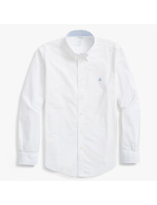 Brooks Brothers Camicia sportiva Milano slim fit in Oxford stretch non-iron, colletto button-down - male Camicie sportive Bianco XL