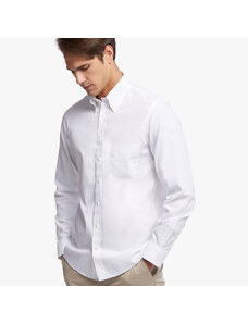 Brooks Brothers Camicia elegante Milano slim fit in pinpoint non-iron, colletto button-down - male Camicie eleganti Bianco 16H