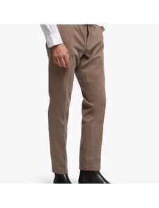 Brooks Brothers Pantalone chino Soho extra-slim fit, in twill di cotone stretch - male Pantaloni casual Marrone chiaro 34