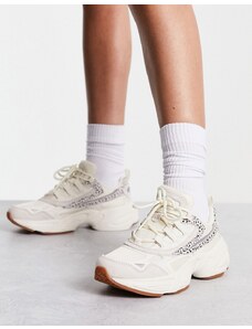 Fila - Hypercube - Sneakers color crema con stampa leopardata-Neutro