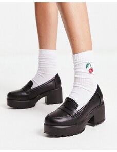 Koi Footwear Koi Vigo - Scarpe nere con tacco e suola spessa-Nero