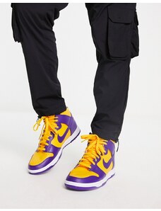 Nike - Dunk High retro - Sneakers viola Lakers
