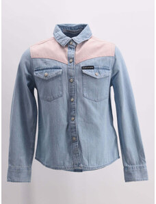 MODA BAMBINI Camicie & T-shirt Jeans Zara Camicia sconto 81% Blu 104 