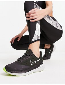 Nike Running - Air Winflo 9 Shield - Sneakers nere-Nero