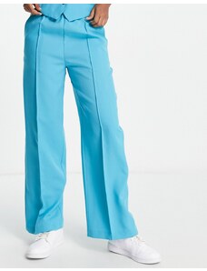 ASOS DESIGN - Commuter - Pantaloni da abito color pavone-Blu