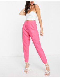 ASOS DESIGN - Pantaloni eleganti affusolati rosa ciliegia