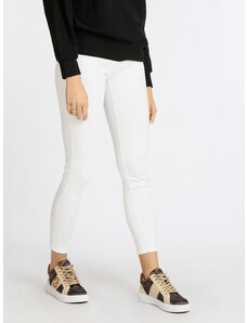 New Collection Pantaloni Slim Fit Da Donna Casual Bianco Taglia L