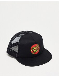 Santa Cruz - Cappellino nero con logo classico