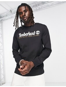 Timberland - Maglietta a maniche lunghe nera-Nero