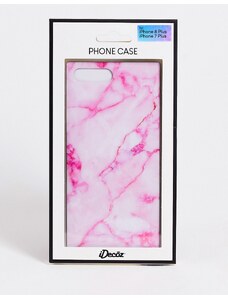 Phone Accessories iDecoz - Cover per iPhone rosa marmorizzato