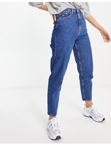 Tommy Jeans - Mom jeans a vita ultra alta lavaggio medio-Blu