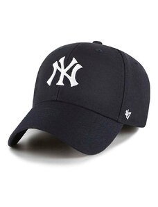 47 brand cappello con visiera aggiunta di cotone MLB New York Yankees B-MVPSP17WBP-NYC